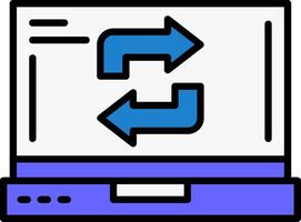 Refresh Icon Design vector