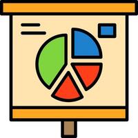 Pie Chart Pieces Icon Design Symbol vector