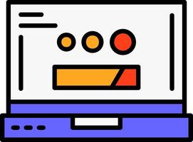 Loading Icon Design vector