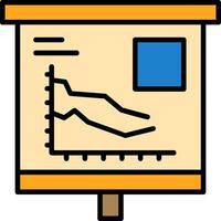 Stacked Graph Icon Design Symbol vector