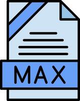 MAX Icon Design vector