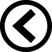 Chevron Backward Icon Design vector
