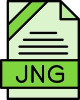 JNG Icon Design vector