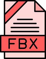 FBX Icon Design vector