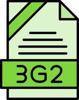 3G2 Icon Design vector
