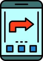 Forward Icon Design Symbol vector