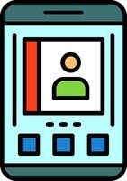 Contacts Icon Design Symbol vector