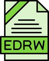 EDRW Icon Design vector