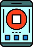 Stop Icon Design Symbol vector