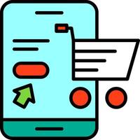 Online shopping Icon Design Symbol vector