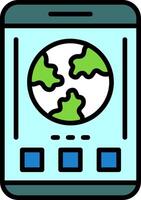 Earth Icon Design Symbol vector