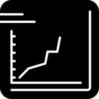 Line chart Icon Design vector