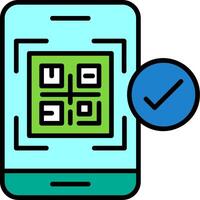 QR code payment Icon Design Symbol vector