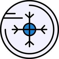 Snowflake Icon Design vector