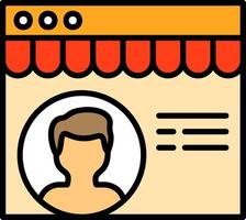 Account Icon Design vector