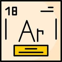 Argon Icon Design vector