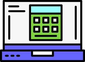 Calculator Icon Design vector
