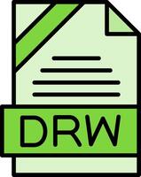 DRW Icon Design vector