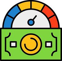 Credit score Icon Design vector