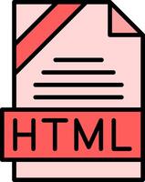 HTML Icon Design vector
