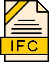 IFC Icon Design vector