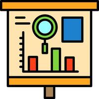 Statistics of Graph Icon Design Symbol vector