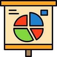 Pie Chart Icon Design Symbol vector