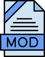MOD Icon Design vector