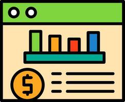 Expense tracker Icon Design Symbol vector