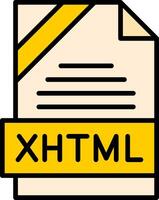 XHTML Icon Design vector