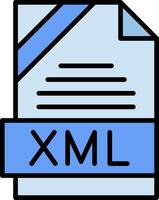 XML Icon Design vector