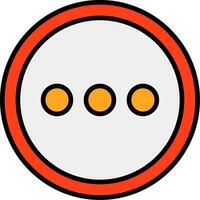 More Icon Design vector