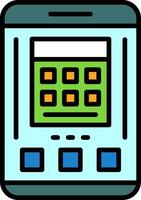 Calculator Icon Design Symbol vector