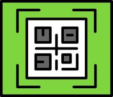 QR Code Icon Design vector
