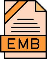 EMB Icon Design vector