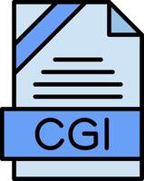 CGI Icon Design vector