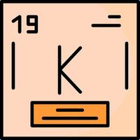 Potassium Icon Design vector