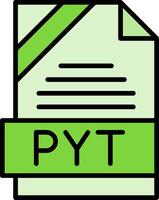 PYT Icon Design vector