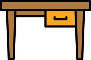 Table Icon Design vector