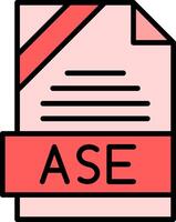 ASE Icon Design vector