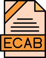ECAB Icon Design vector
