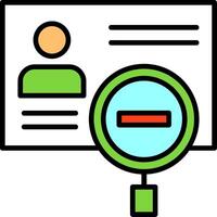 Identity theft Icon Design Symbol vector