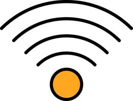 Wifi Signal Icon Design vector
