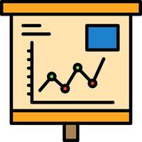 Rising Line Graph Icon Design Symbol vector