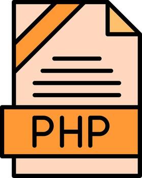 PHP Icon Design vector