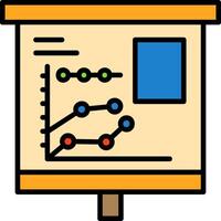 Multiple Trend Chart Icon Design Symbol vector