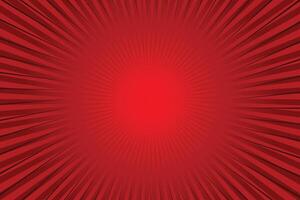 Red sun rays retro with paper texture background. Abstract burst sun rays pattern design. vector