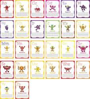 Complete 26 Alphabet Tracing Page for Kids vector
