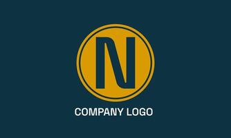 N elegant Logo for your Business vector