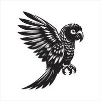 How to Create the Perfect Environment for Your Parrot vector